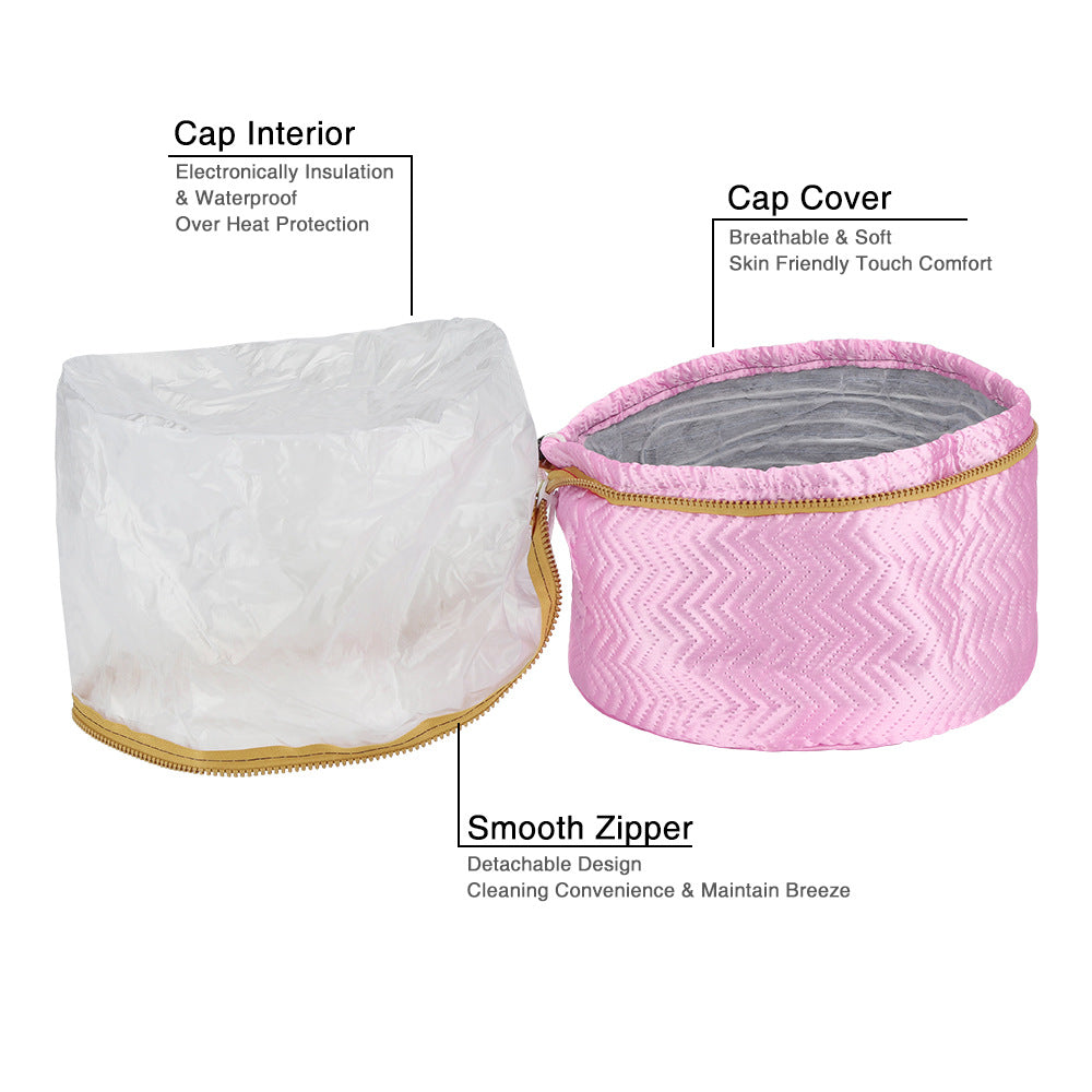 Heated Hair Cap for Deep Conditioning – Repair Dry, Damaged Hair Fast