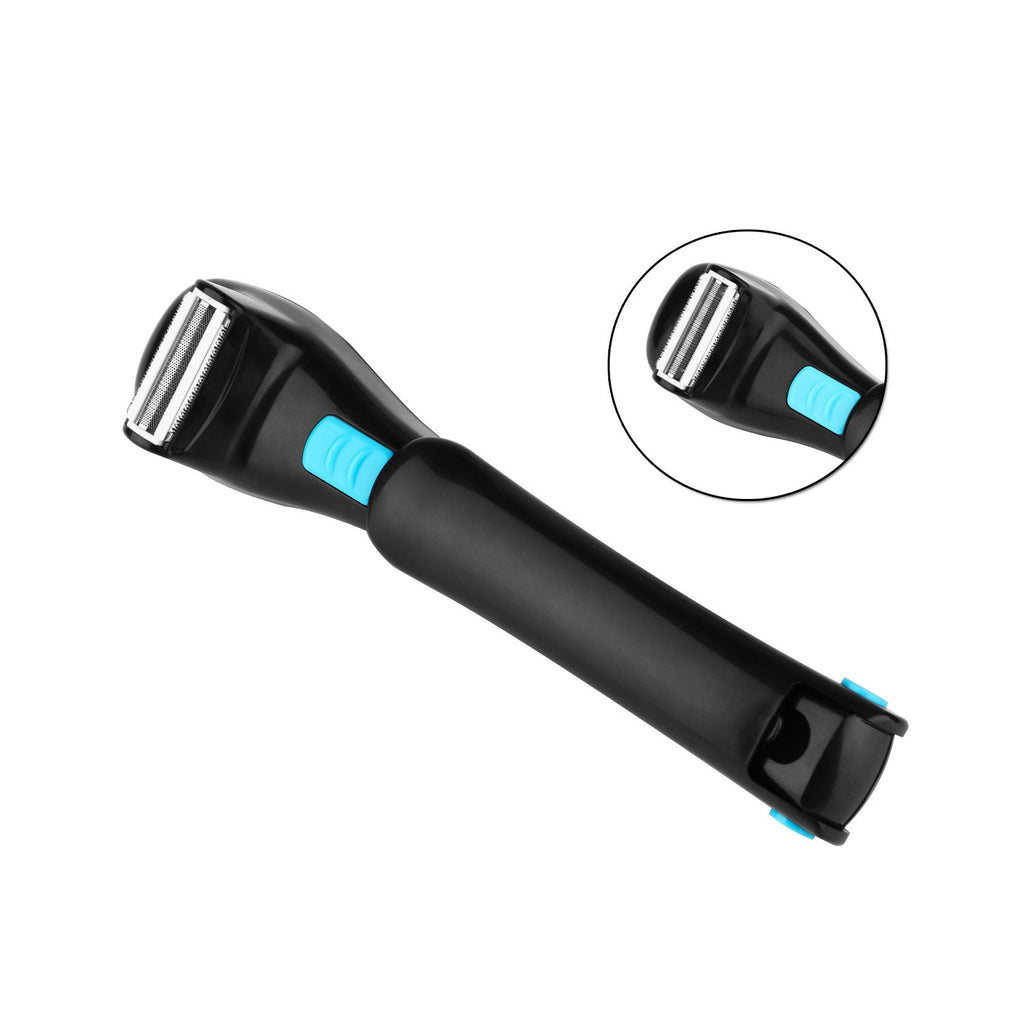 Collapsible Handle Electric Back Shaver Unisex Body Grooming Razor