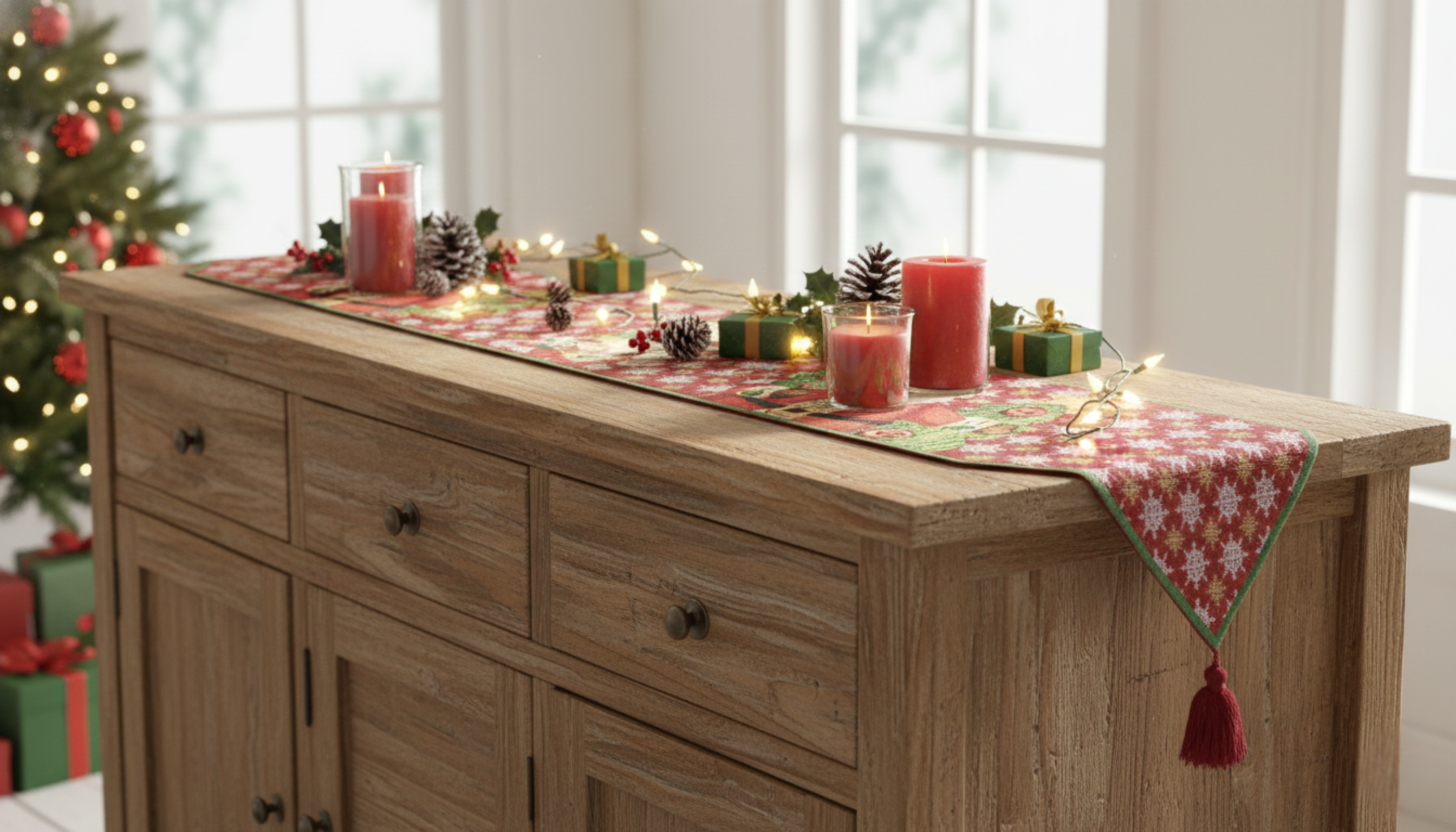 Tache Santa Claus Is Coming to Town Table Runners (DB15191)