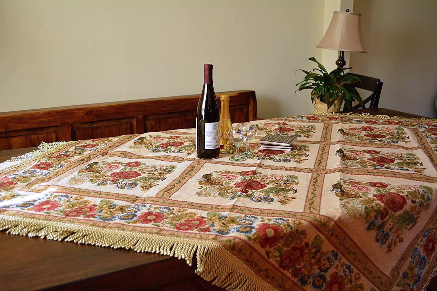 Tache Colorful Floral Country Rustic Morning Meadow Tablecloths (3098)