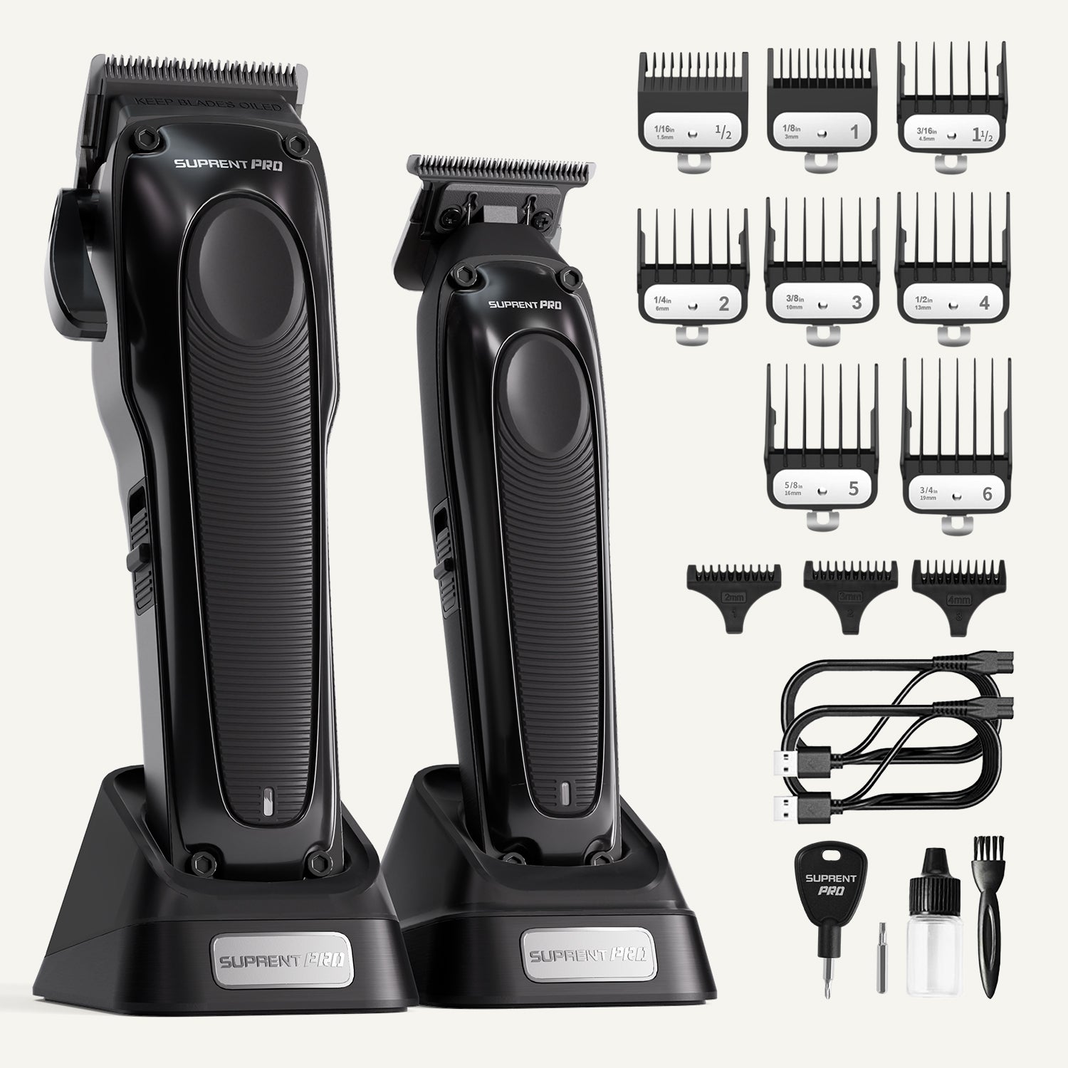 The Black Onyx Clipper and Trimmer Set-Supplier-specific