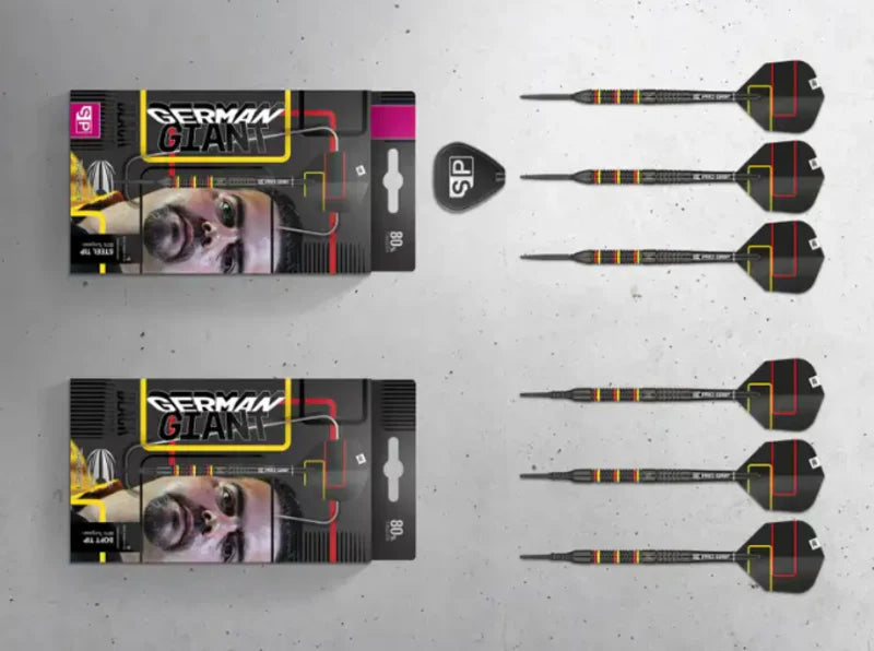 Gabriel Clemens German Giant SP Black Steel Tip Darts