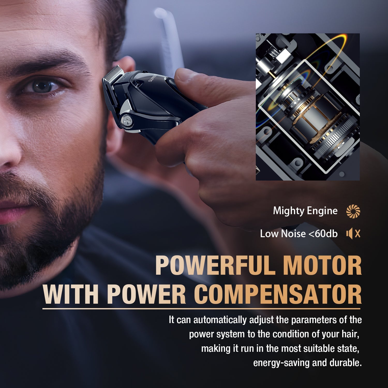 The Black Onyx Professional Clipper and Trimmer Set - HC756BX
