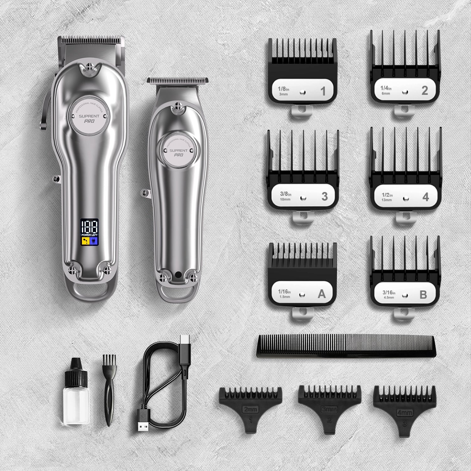 The Silver Knight Clipper and Trimmer Set-Supplier-specific
