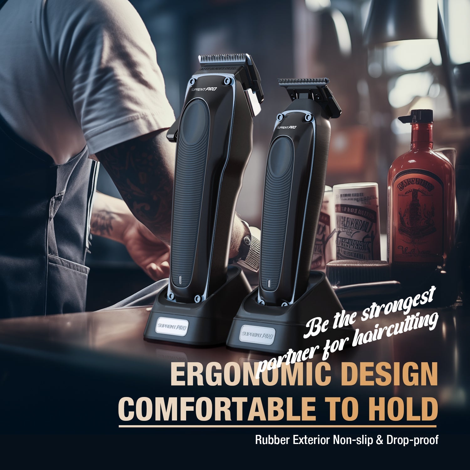 The Black Onyx Clipper and Trimmer Set-Supplier-specific