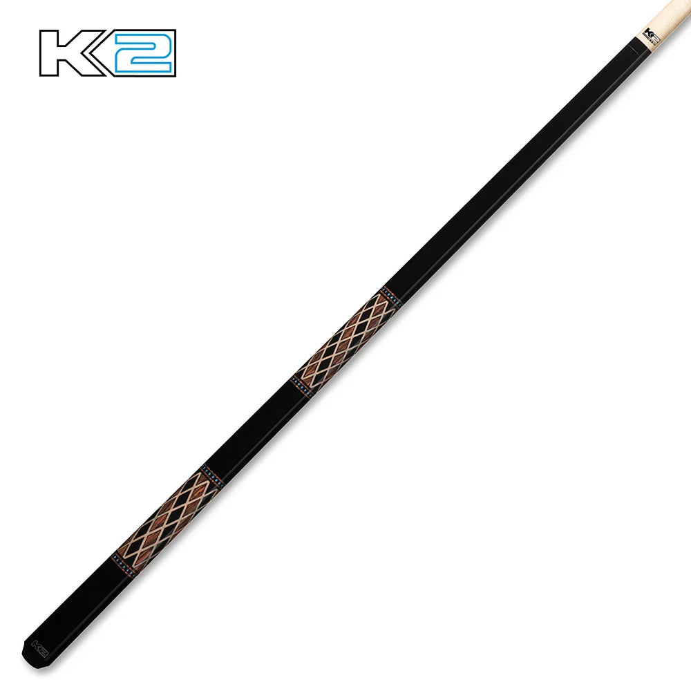 K2 Gloss Cue with Diamond Simulated Wrap