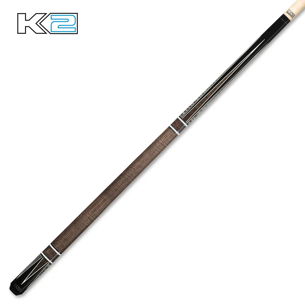 K2 KL190 Cue With Rosewood, Snakewood, & Embossed Lizard Wrap