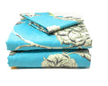 Tache Cotton Butterfly Wonderland Aqua Floral Flat Sheet (2142FLT)