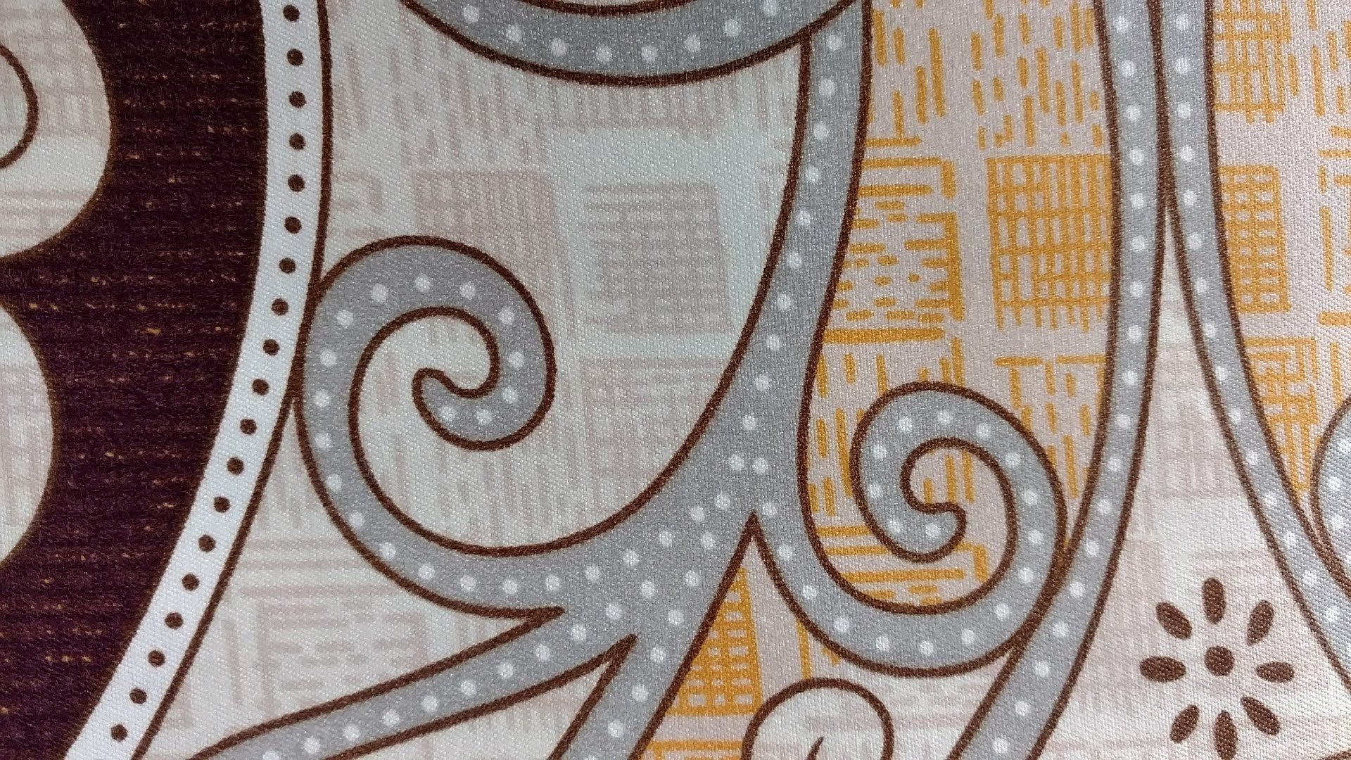 Tache Maroon Mandala Damask Duvet Cover Set Twin (2131)
