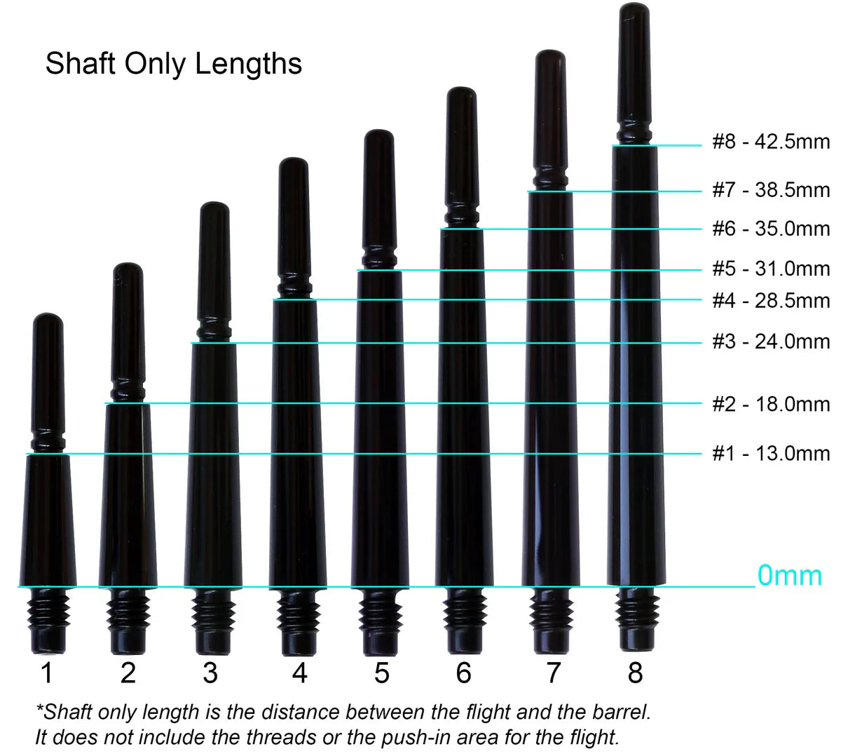 Fit Flight Gear Hybrid Spinning Dart Shafts