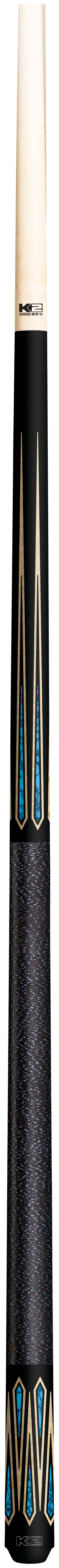 K2 6 Point Black with Turquoise Inlays