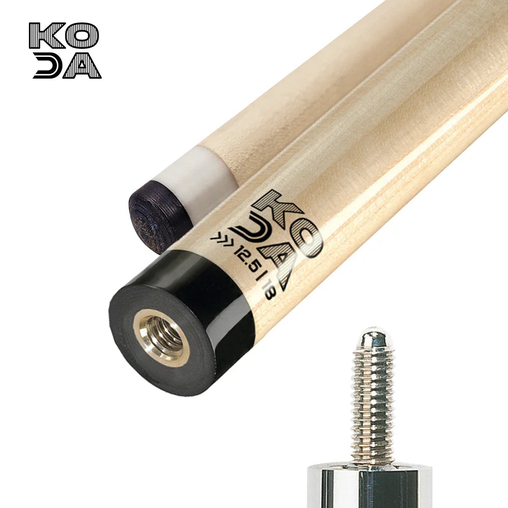 Koda Grey and Wood Grain Four Point Cue Stick