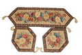 Tache Set of 3 Colorful Country Rustic Floral  Morning Awakening Table Runner Set (3089B)